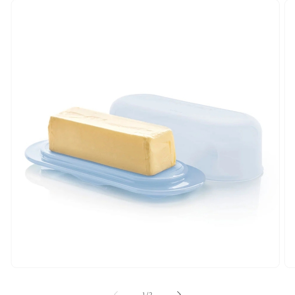Tupperware Impressions Small Butter Dish New